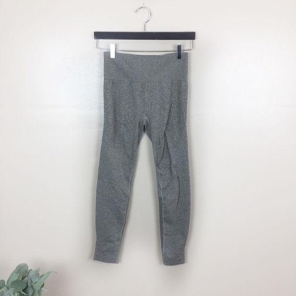 High Waist Seamless Green Khaki Leggings - Picture 1 of 8